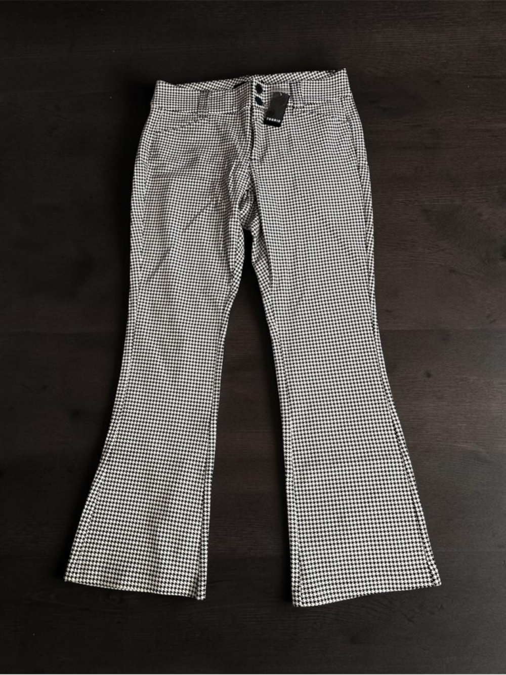 torrid Black & White Houndstooth Boot Trousers
